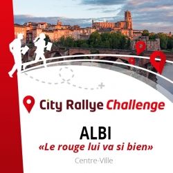 City Rallye Challenge - Albi - "Le rouge lui va si bien" activité evg evjf anniversaire séminaire entreprise team building