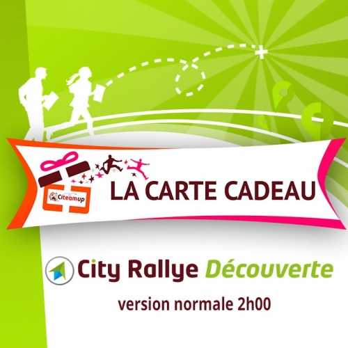 Carte Cadeau Citeamup | City Rallye Découverte 2h00