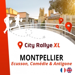 City Rallye XL Montpellier, Centre Historique, Ecusson, Comédie & Antigone