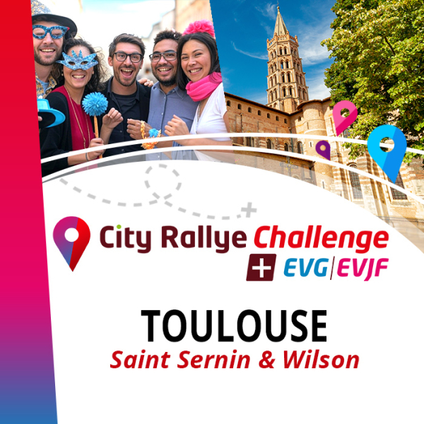Pack City Rallye Challenge + Extension EVG EVJF - Toulouse